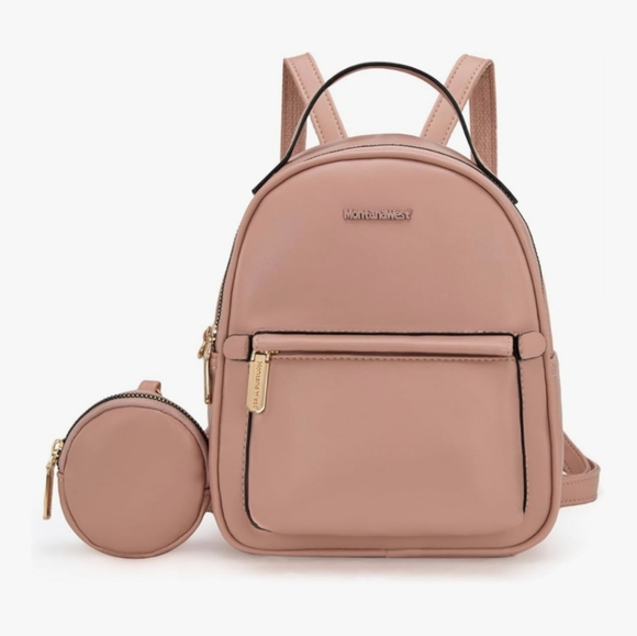 Montana West Handbags - Montana West Mini Casual Backpack With Coin Pouch.